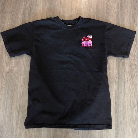 CRESTON BC Embroidered Black T-Shirt - Picture 1 of 5